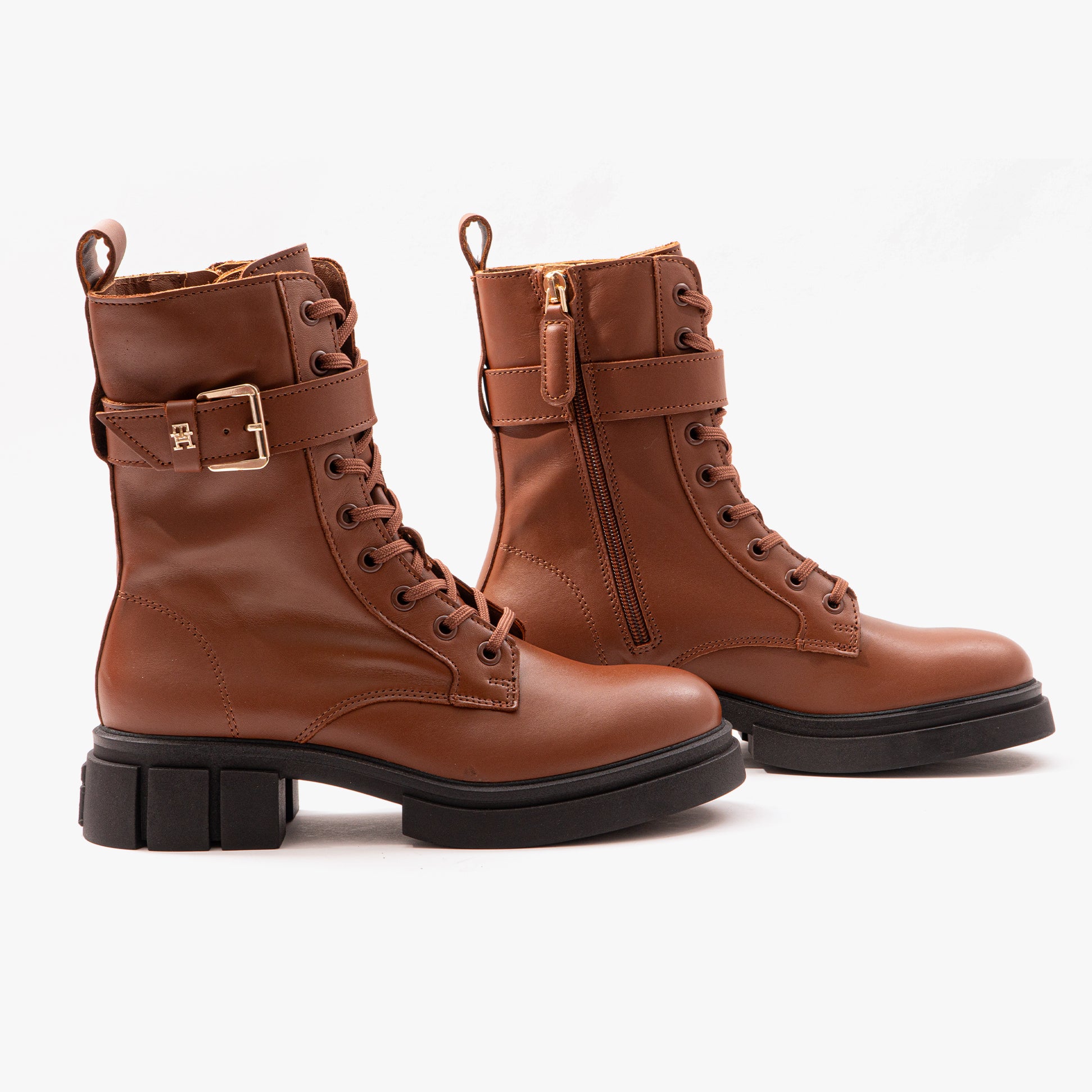 Tommy Hilfiger COOL FEMININE Womens Boots Natural Cognac