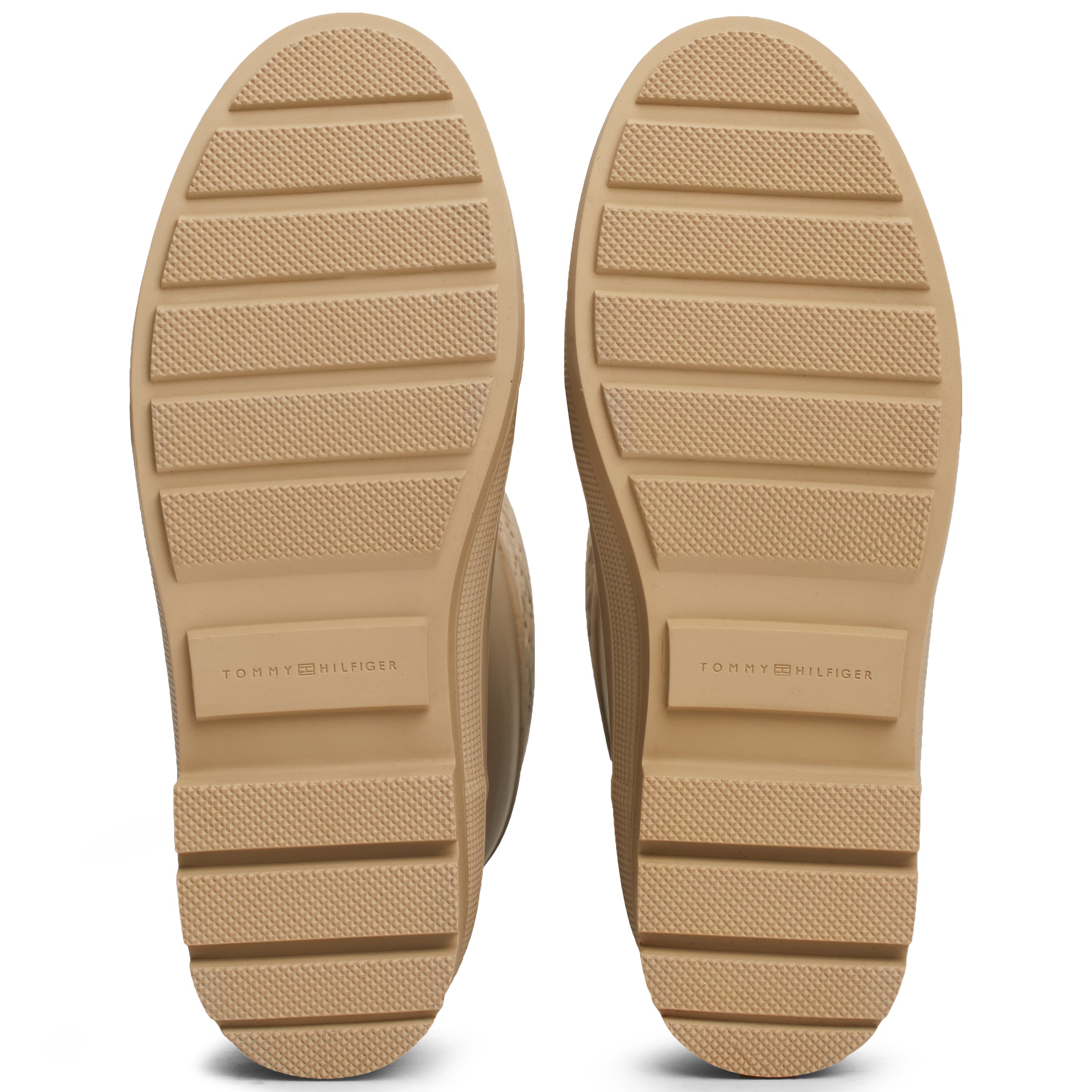 Tommy Hilfiger RUBBER Womens Long Boots Beige