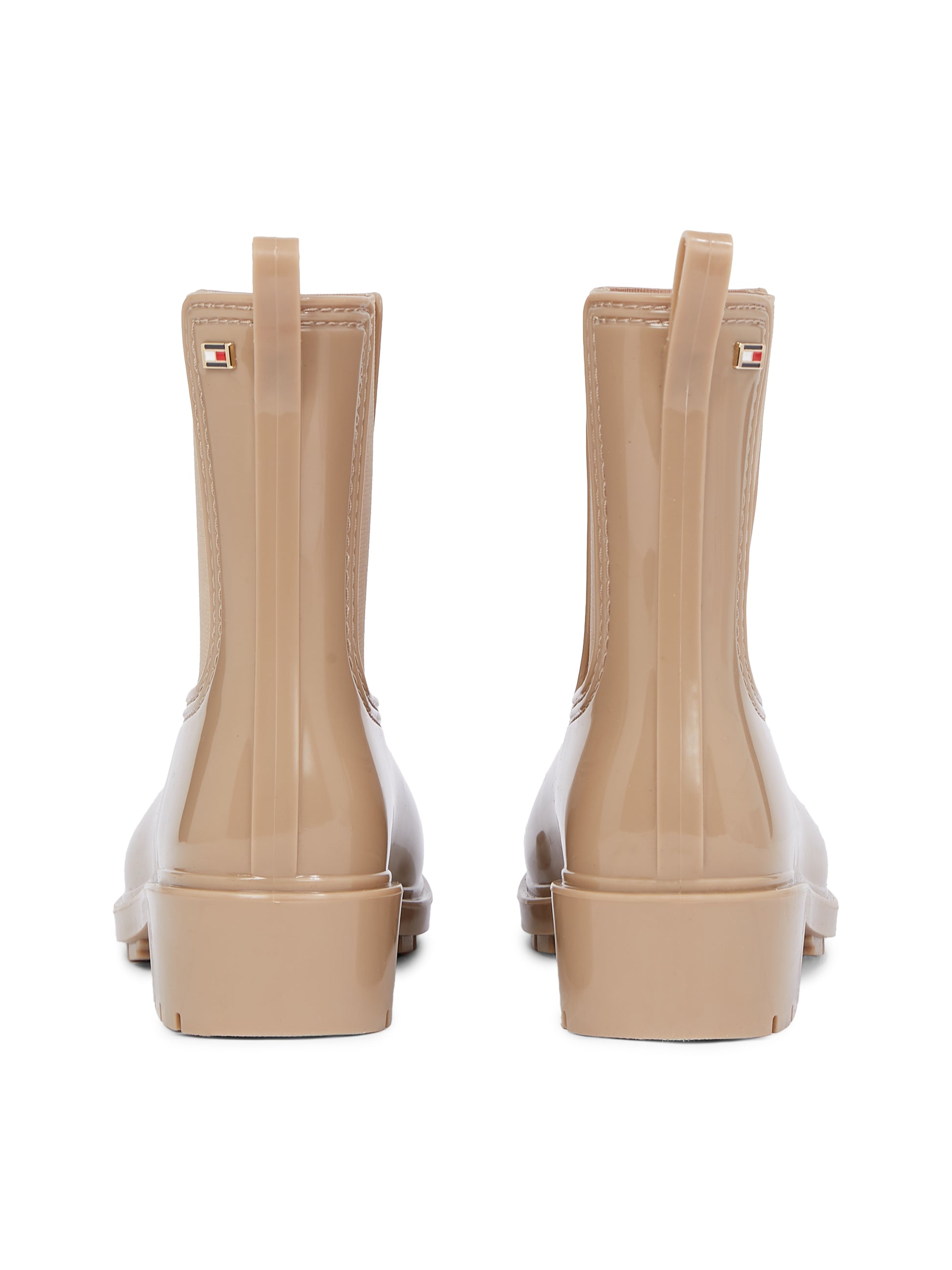 Tommy Hilfiger FLAG Womens Rainboots Beige
