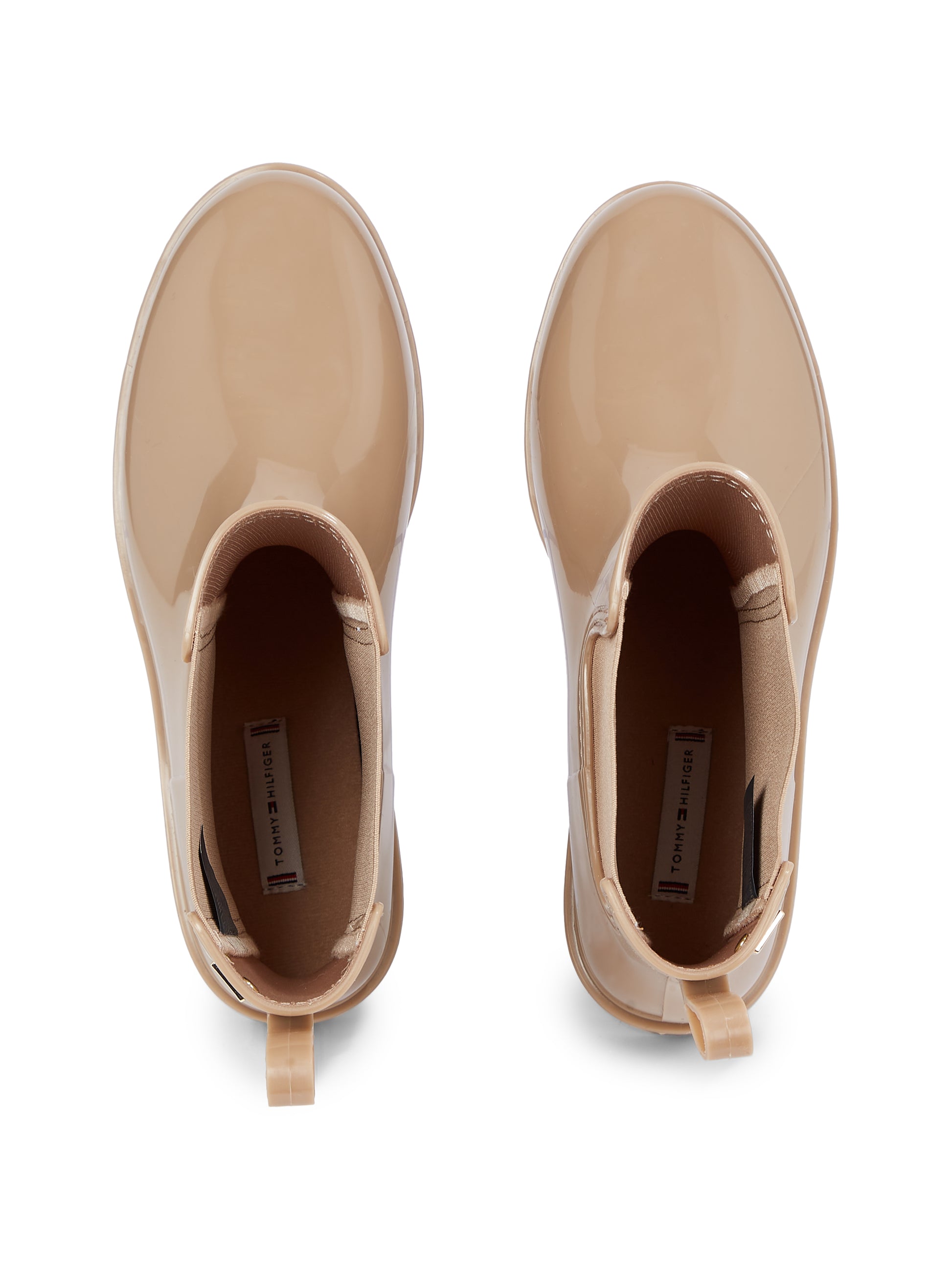 Tommy Hilfiger FLAG Womens Rainboots Beige