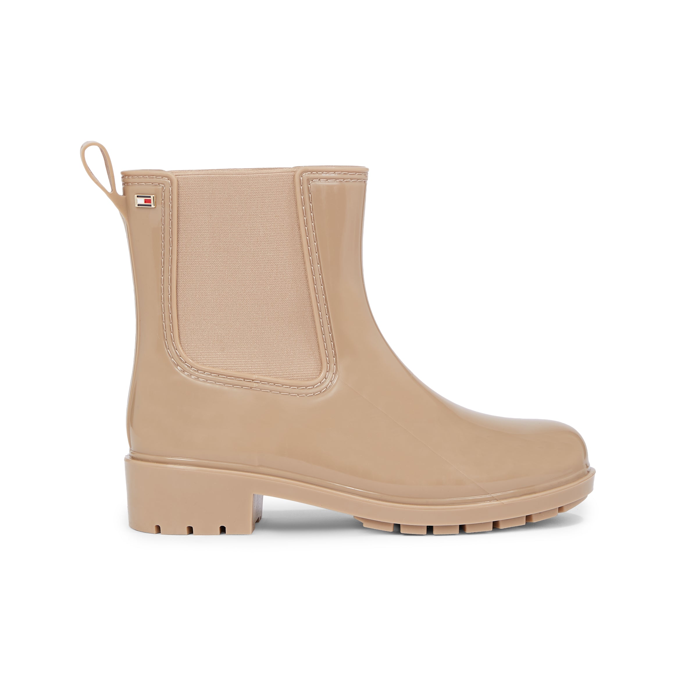 Tommy Hilfiger FLAG Womens Rainboots Beige
