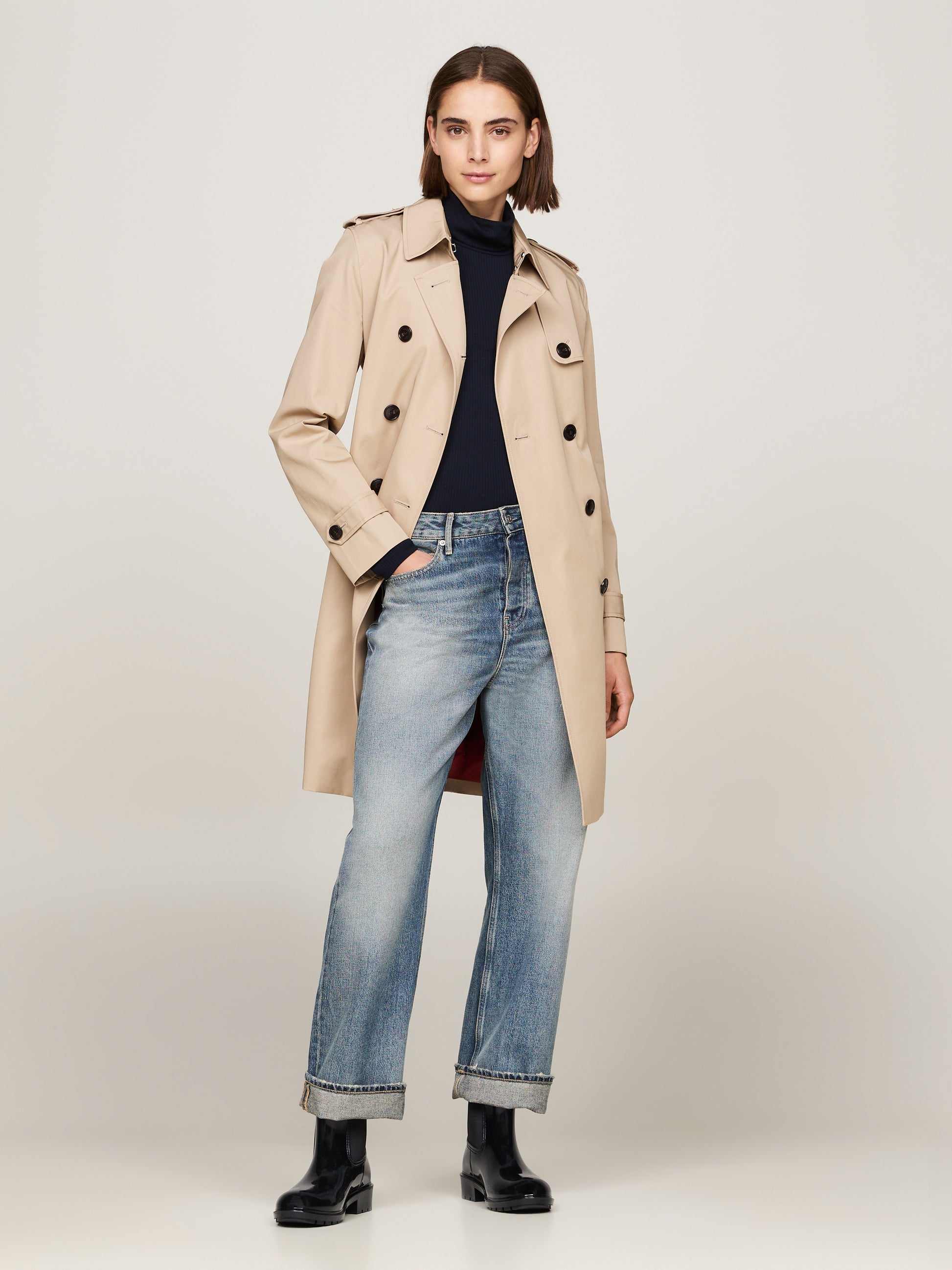 Tommy Hilfiger FLAG Womens Rainboots Black