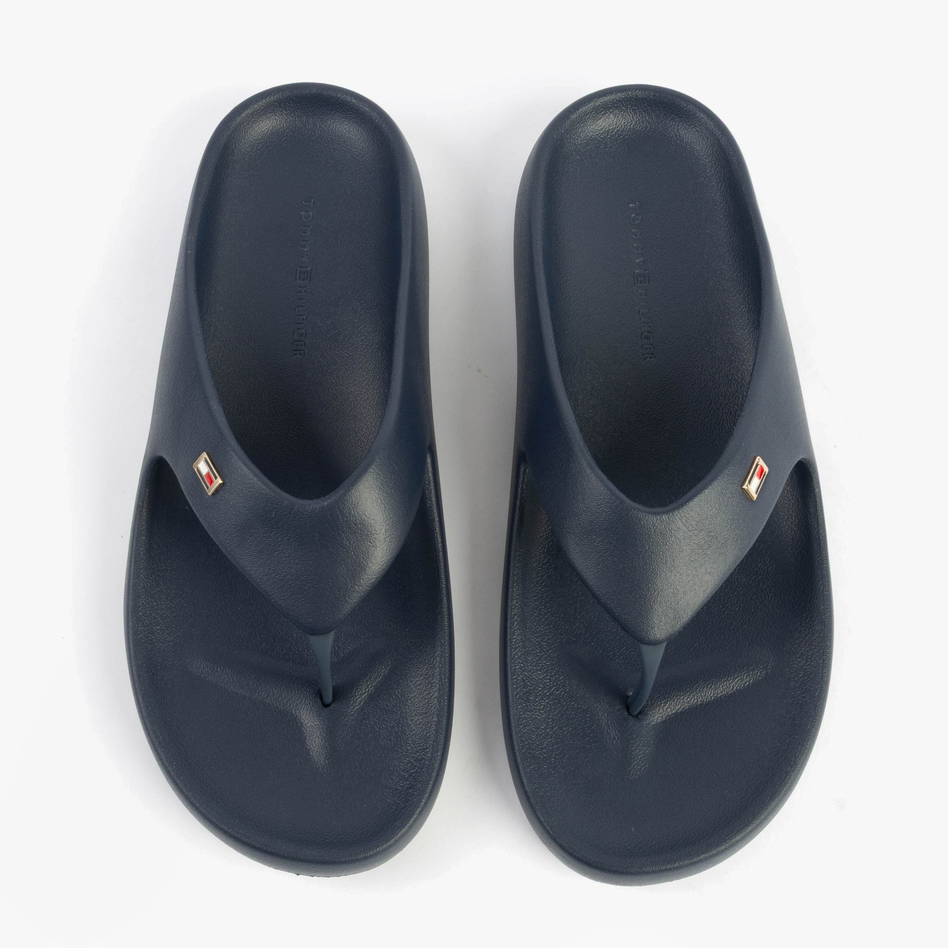 Tommy Hilfiger ENAMEL FLAG CONTOURED Womens Sandals Space Blue