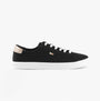 Tommy Hilfiger CANVAS METALLIC HEEL Womens Trainers Black