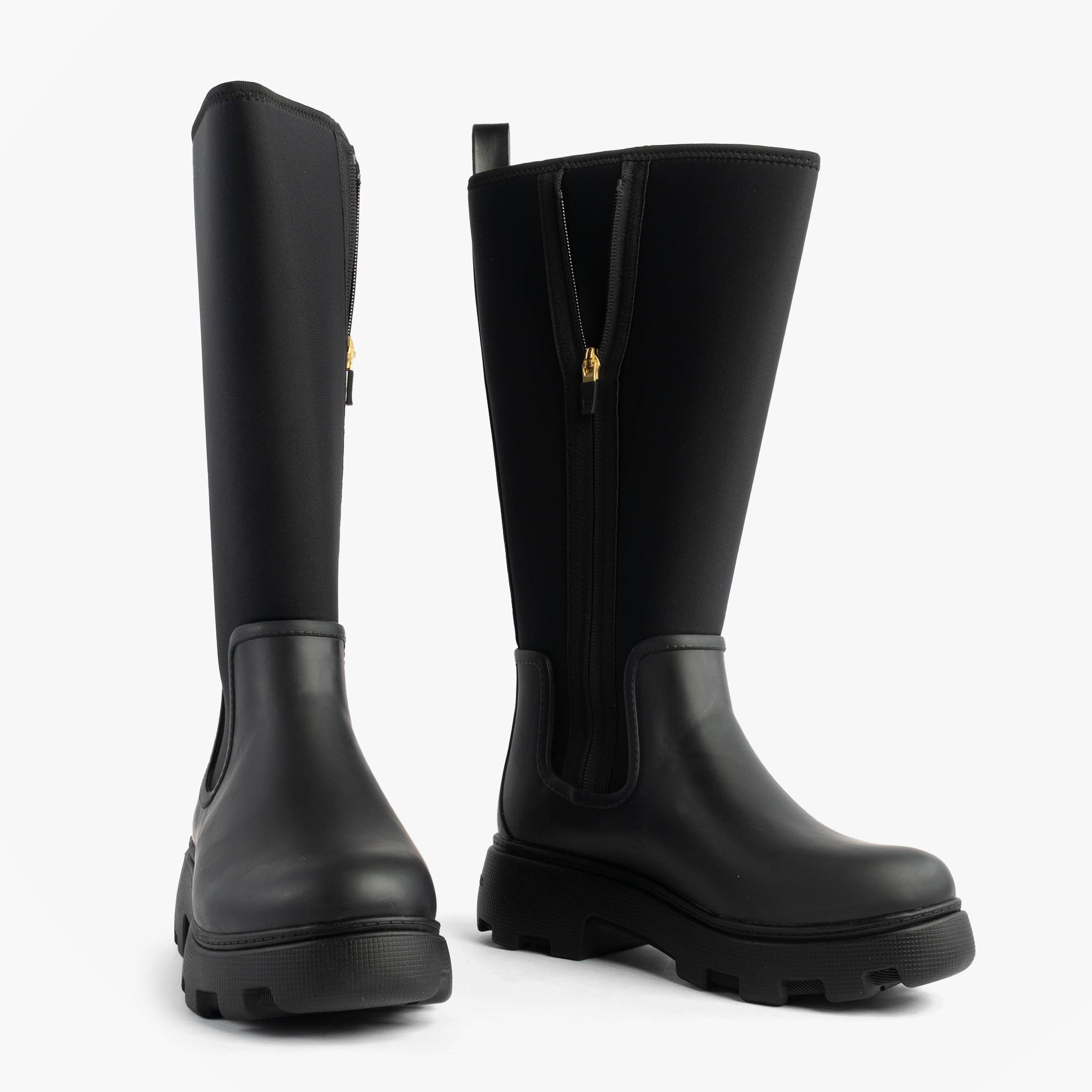 Tommy Hilfiger FLAG LONG RAINBOOT Womens Boots Black