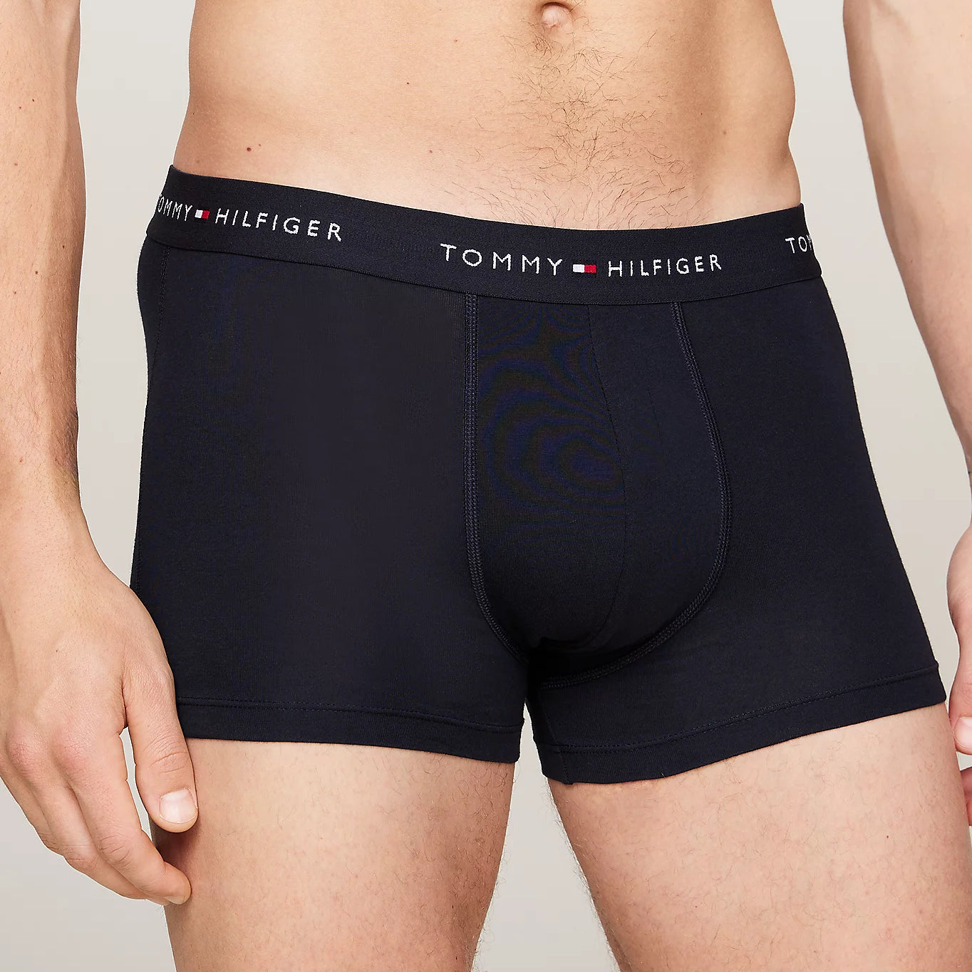 Tommy Hilfiger SIGNATURE COTTON Mens 3 Pack Trunks Navy