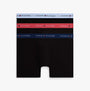 Tommy Hilfiger Mens 3 Pack Signature Logo Waistband Boxer Briefs Black