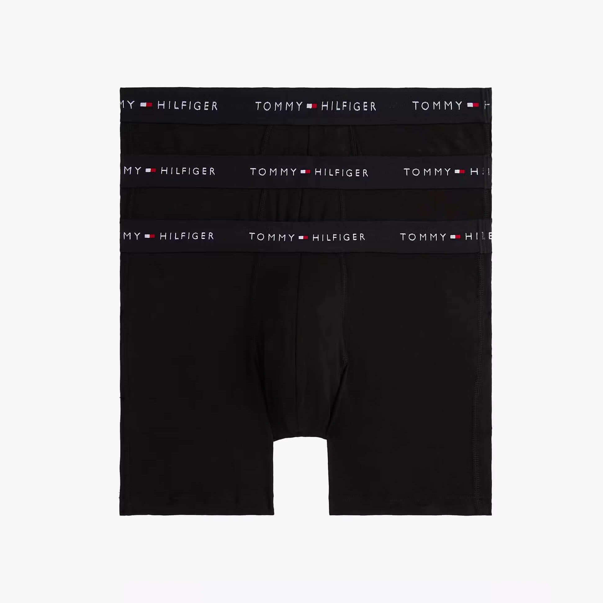 Tommy Hilfiger 3 Pack Mens BOXER BRIEF Black
