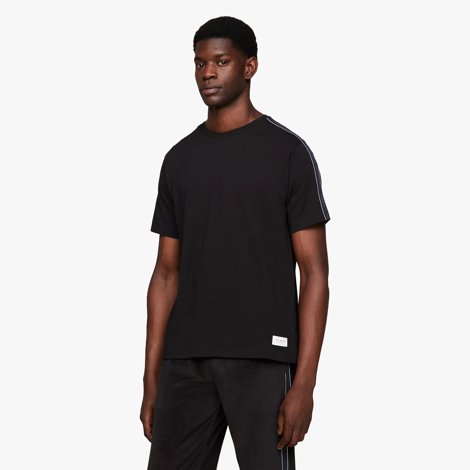 Tommy Hilfiger TH ESTABLISHED Mens T-Shirt Black