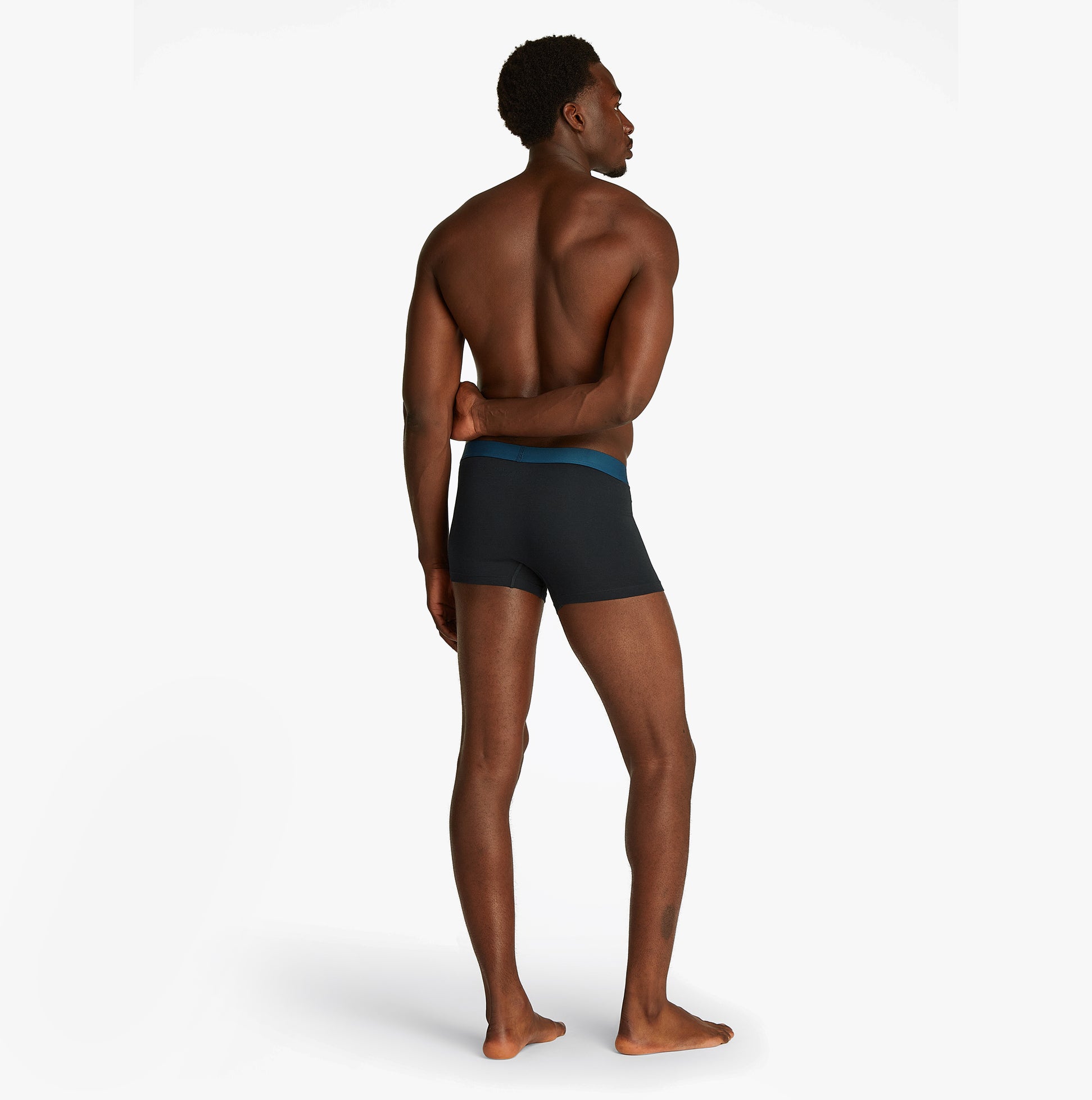 Tommy Hilfiger ORIGINAL WAISTBAND 3 Pack Mens Trunks Navy