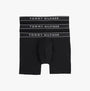 Tommy Hilfiger Mens 3 Pack Waistband Boxer Brief Black