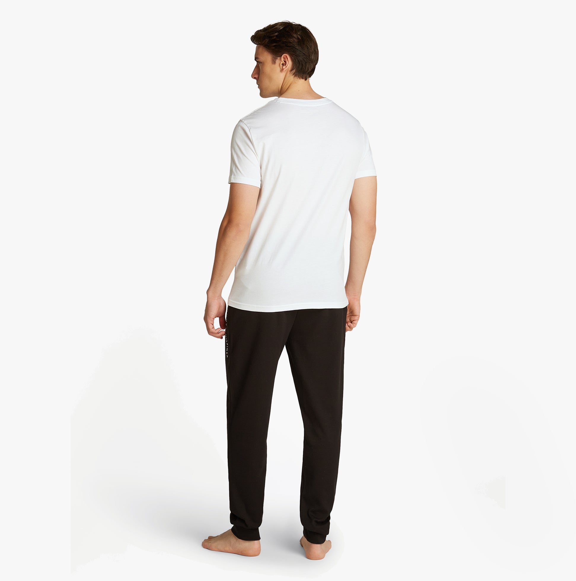 Tommy Hilfiger PURE COTTON Mens Lounge T-Shirt Optic White