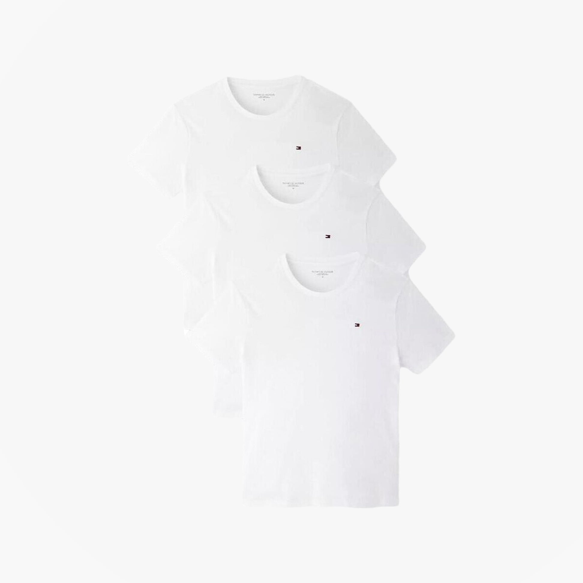 Tommy Hilfiger SS TEE Mens 3-Pack T-Shirts White