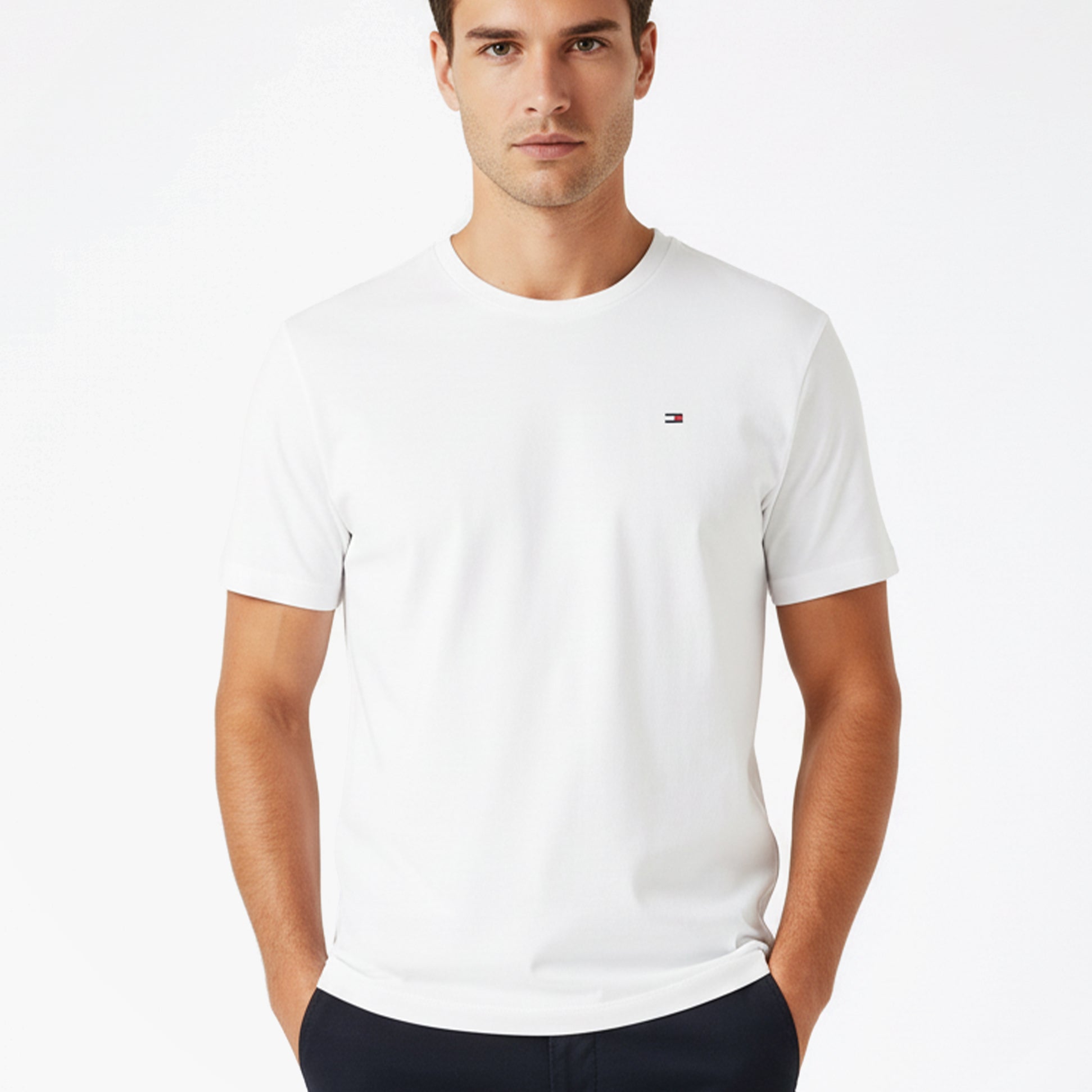 Tommy Hilfiger SS TEE Mens 3-Pack T-Shirts White