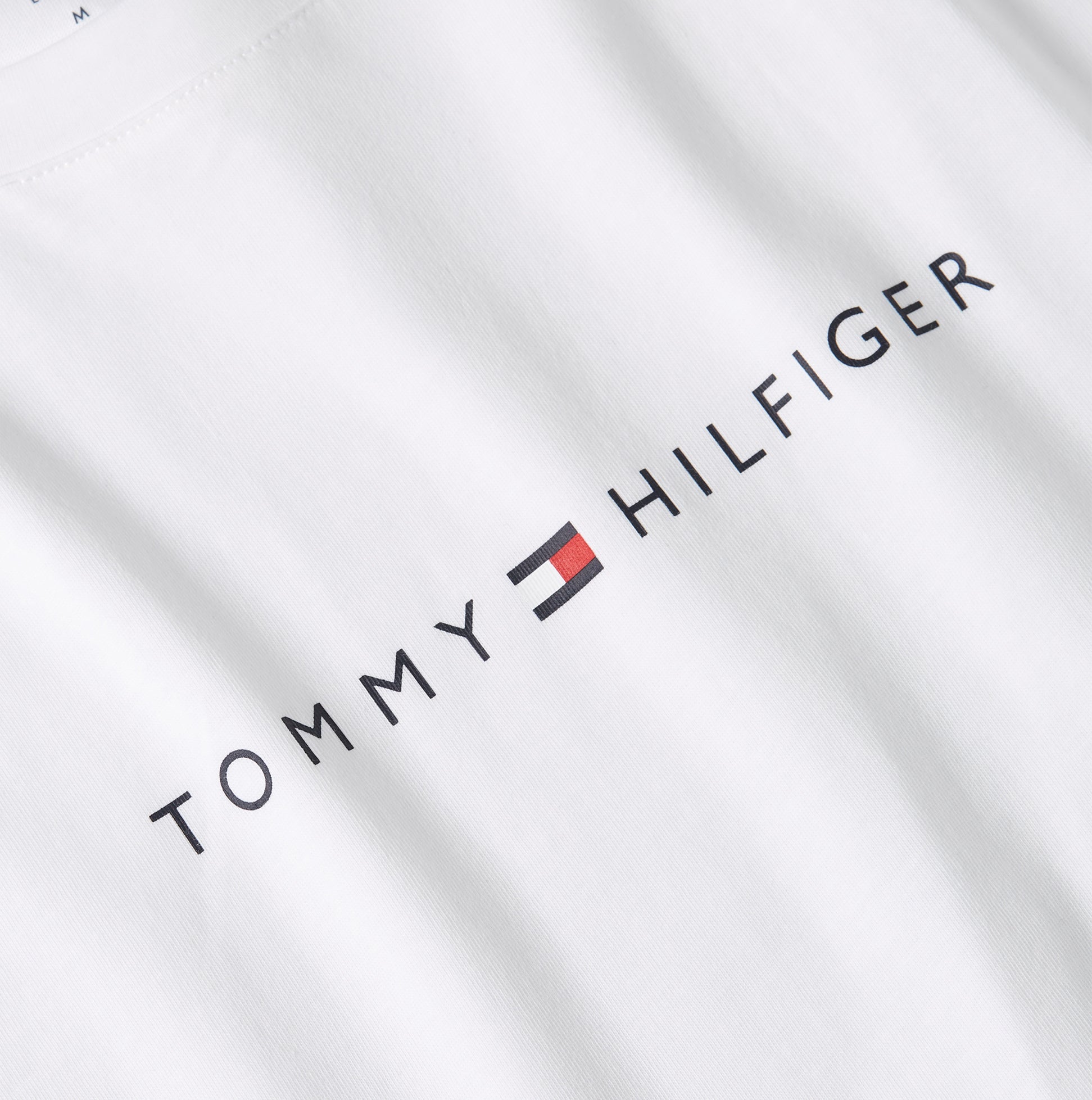 Tommy Hilfiger LOGO T-Shirt Mens Optic White