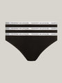 Tommy Hilfiger BIKINI 3 Pack Womens Briefs Black