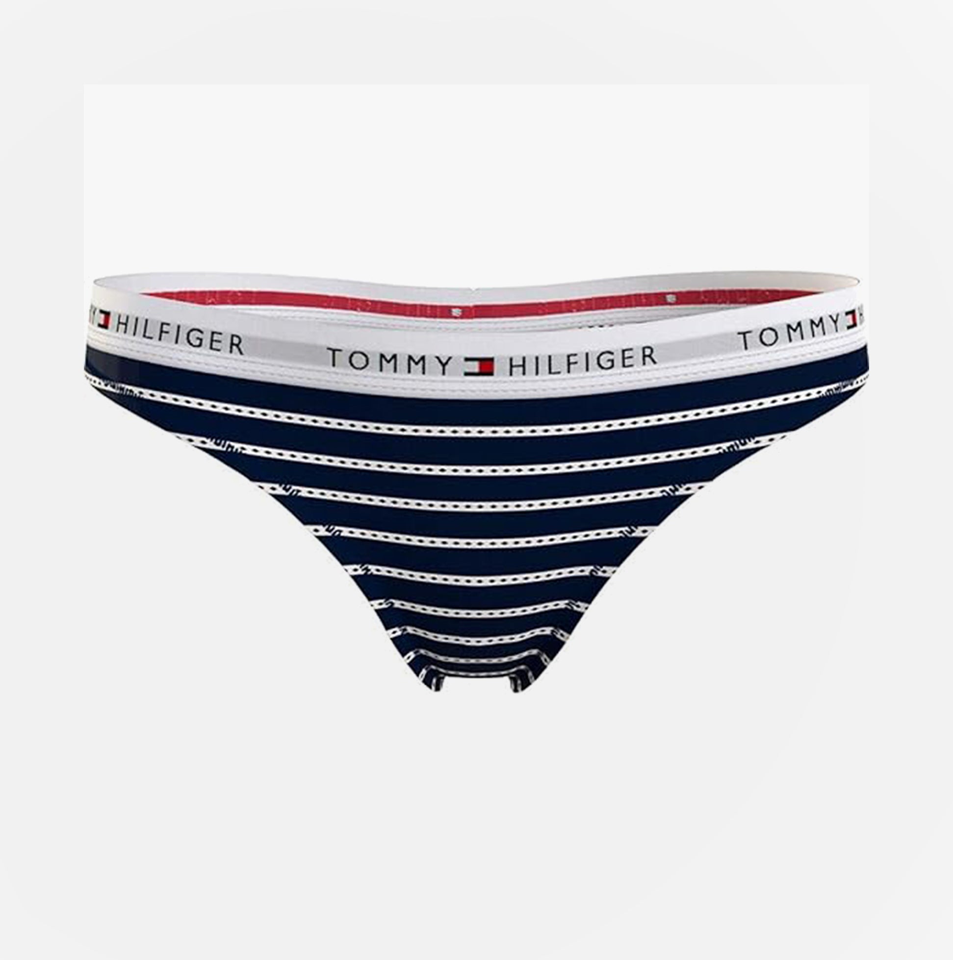 Tommy Hilfiger BIKINI PRINT Womens Underwear Argyle Stripe Desert Sky