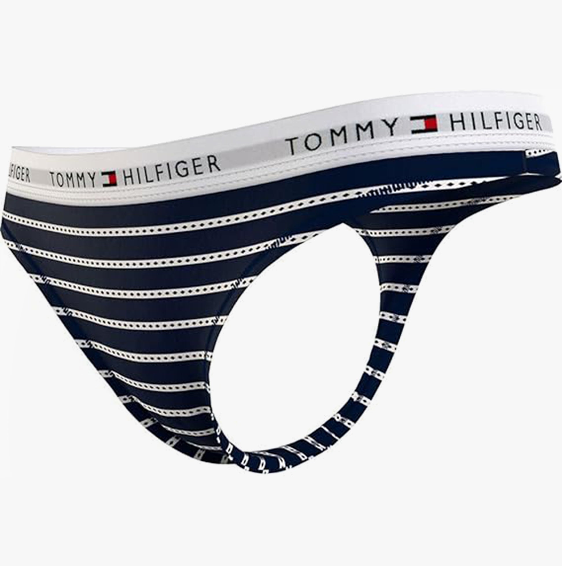 Tommy Hilfiger BIKINI PRINT Womens Underwear Argyle Stripe Desert Sky