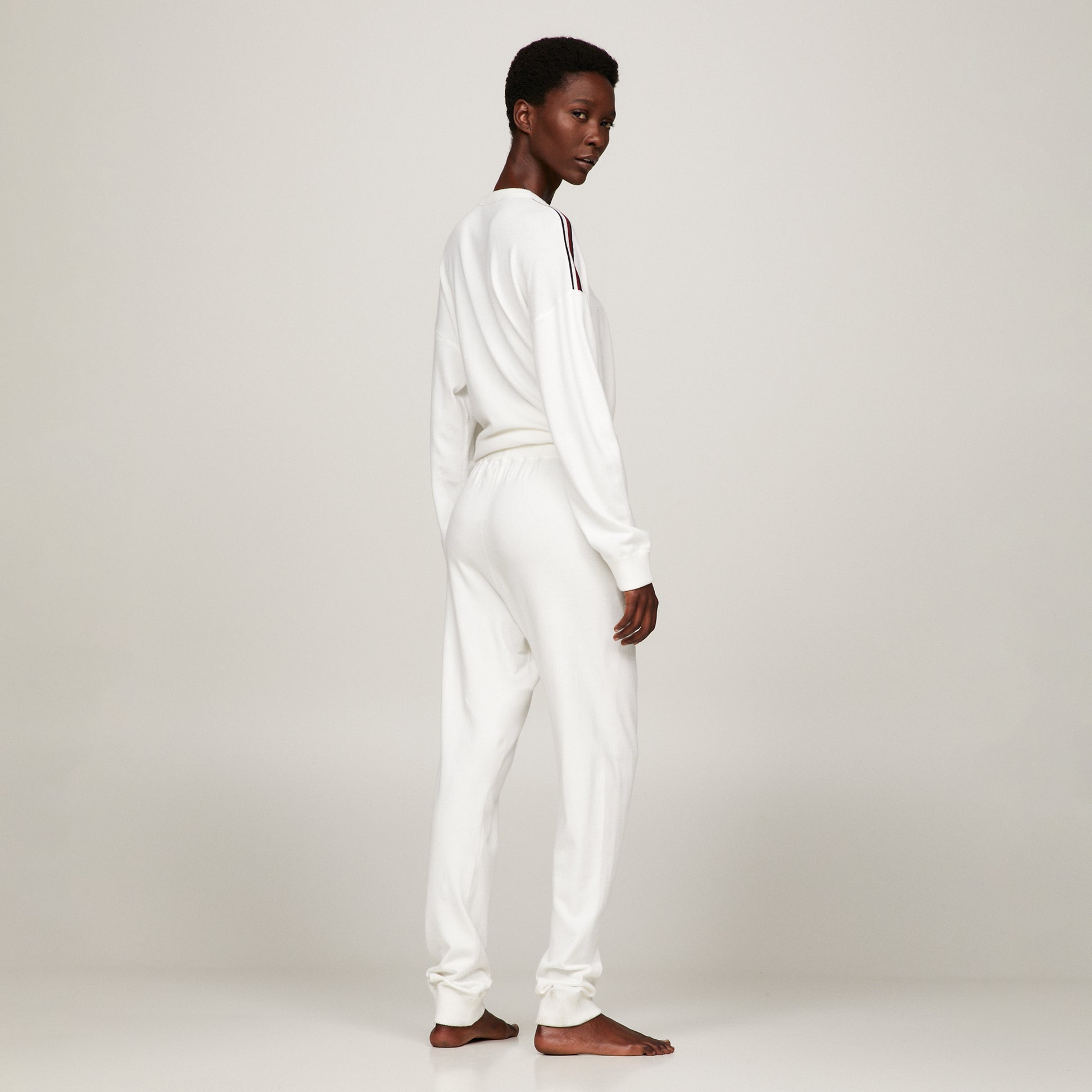 Tommy Hilfiger CUFF PANTS C&S Womens Pants Ecru