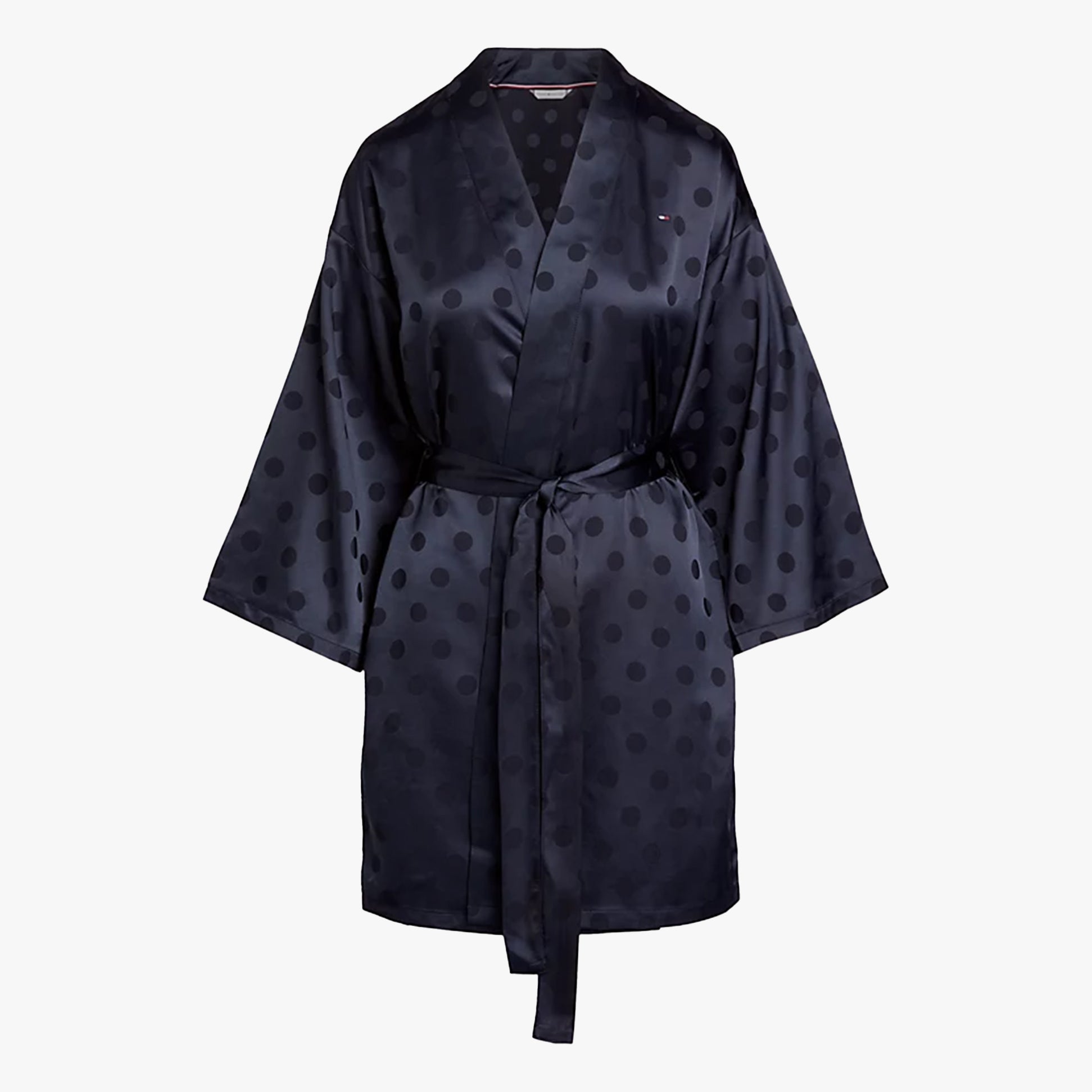 Tommy Hilfiger KIMONO POLKA DOTS Womens Bathrobe Desert Sky