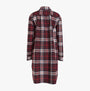 Tommy Hilfiger SHIRT NIGHTDRESS Womens Loungewear Women Apparel Plaid Red