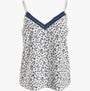 Tommy Hilfiger WOVEN CAMI PRINT Womens Top Feather Print Ecru