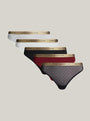 Tommy Hilfiger GIFT UNDERWEAR Womens 5 Pack Thongs Multicoloured