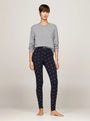 Tommy Hilfiger ORIGINAL Womens Legging Pyjama & Eye Mask Gift Set