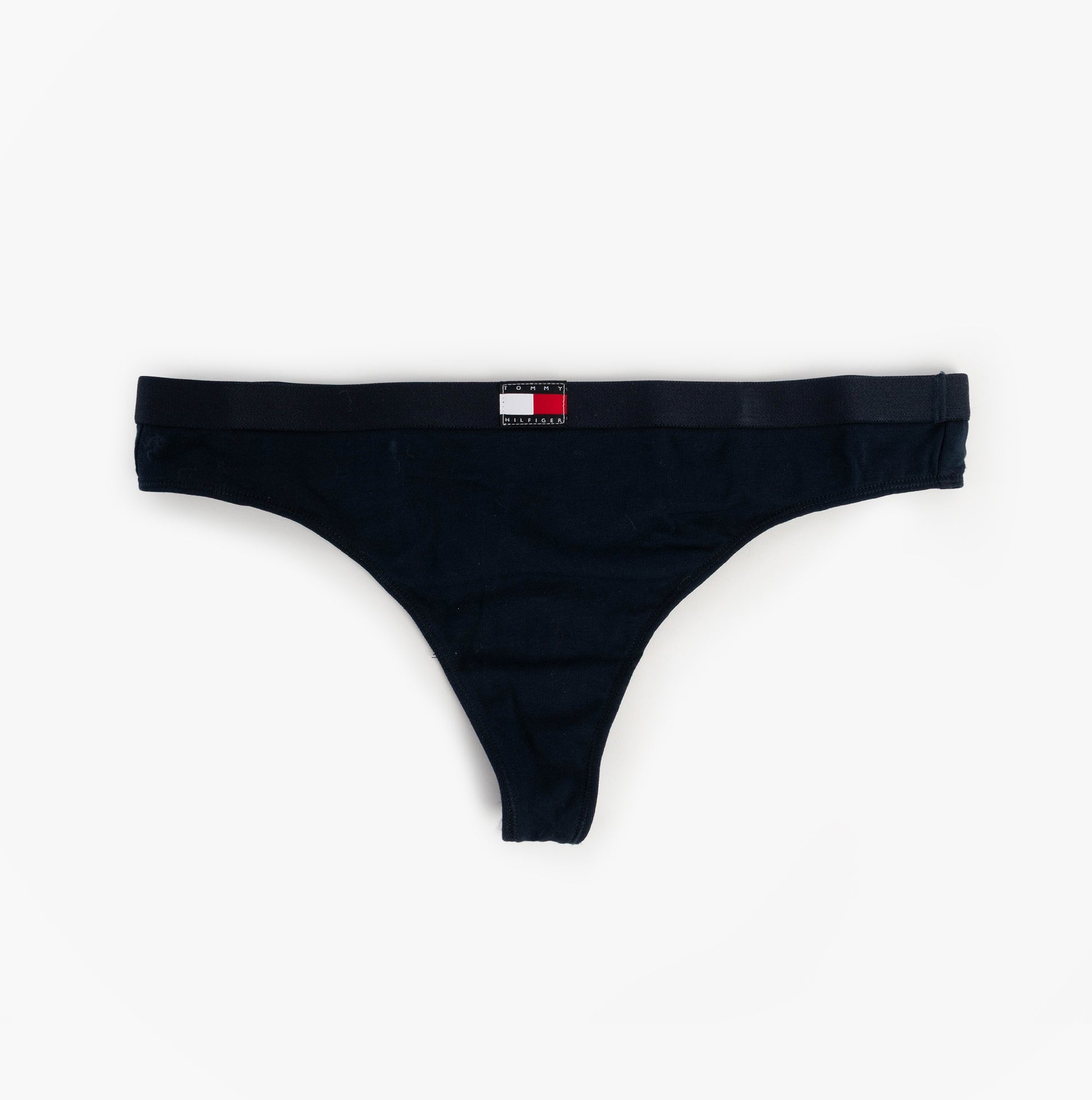 Tommy Hilfiger FLAG LOGO 3 Pack Womens Thongs Primary Red/Light Pink Rib/Navy