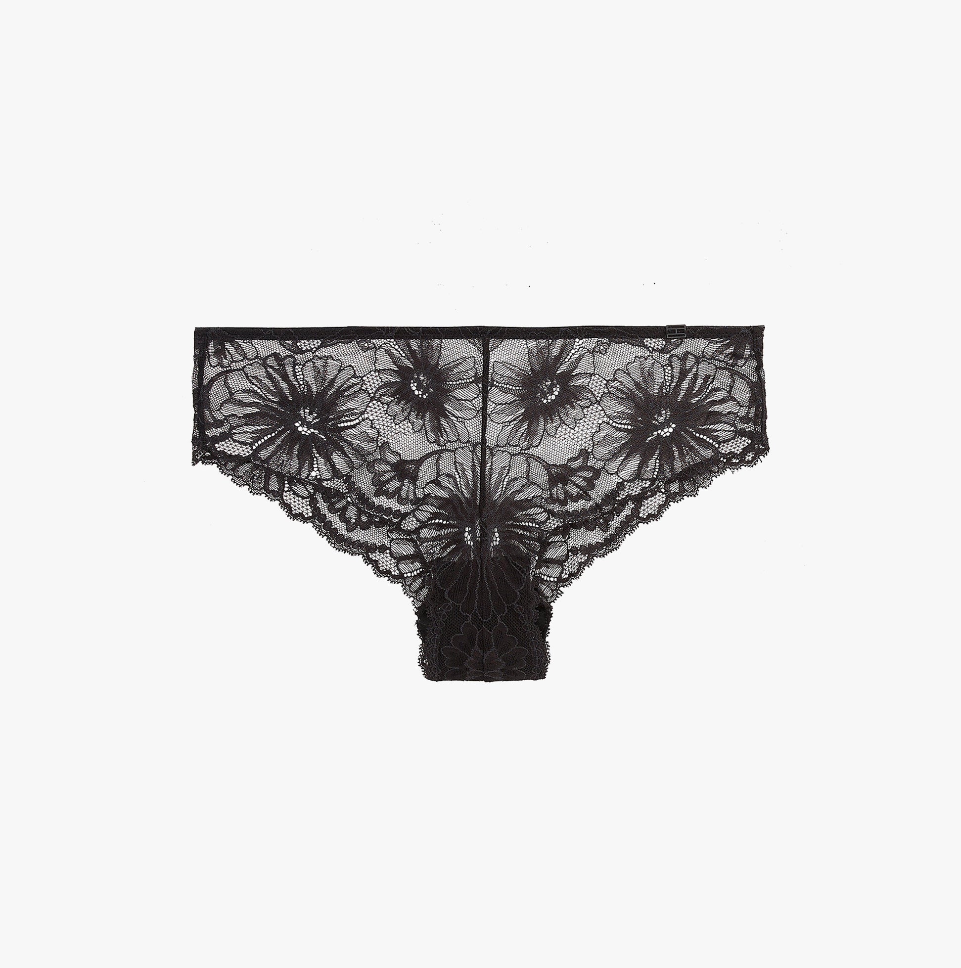 Tommy Hilfiger FLORAL LACE Womens Brazilian Briefs Black