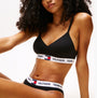 Tommy Hilfiger HERITAGE Womens Padded Push-Up Bralette Black