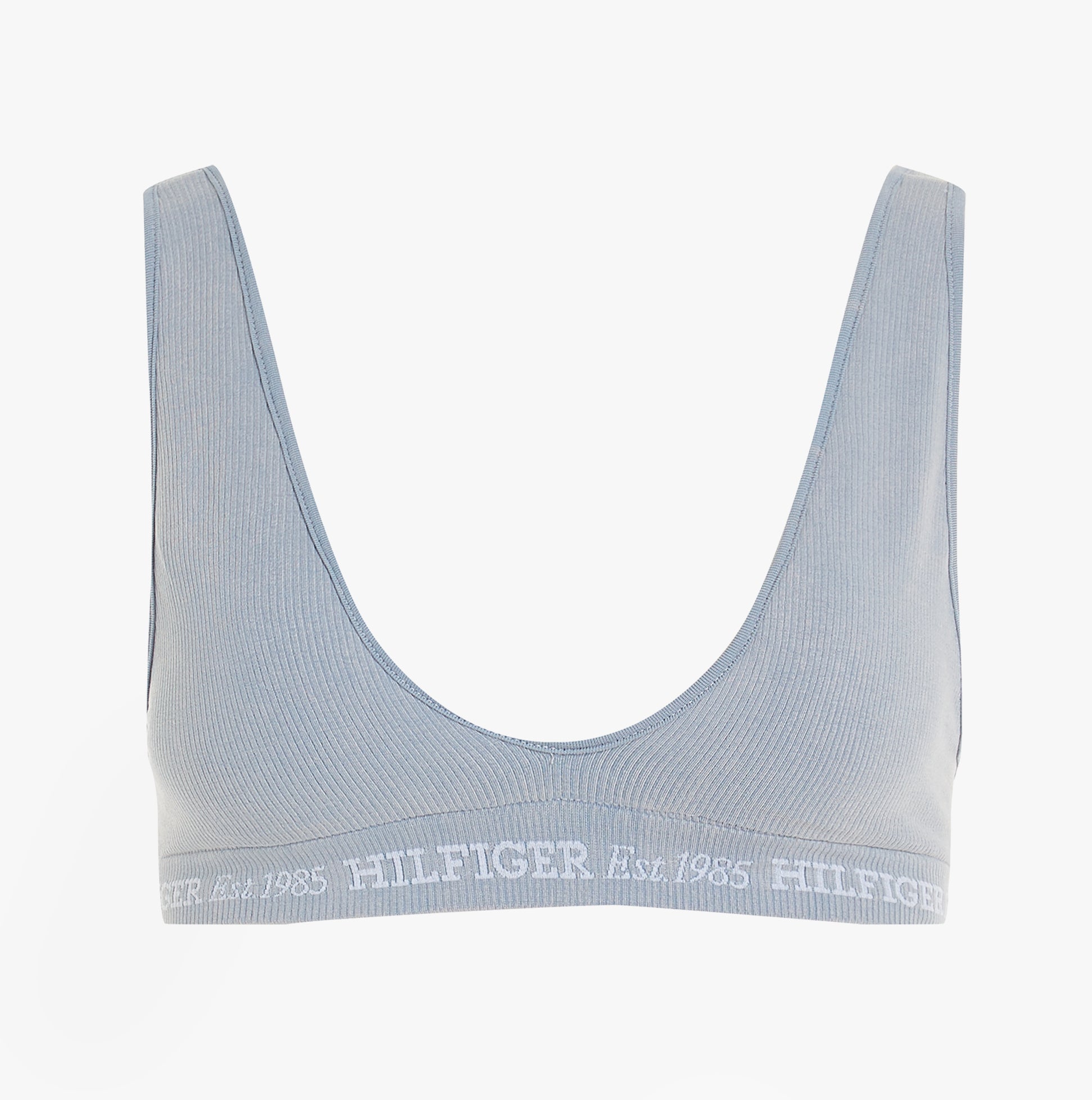 Tommy Hilfiger LOGO Womens Bralette Brisk Blue
