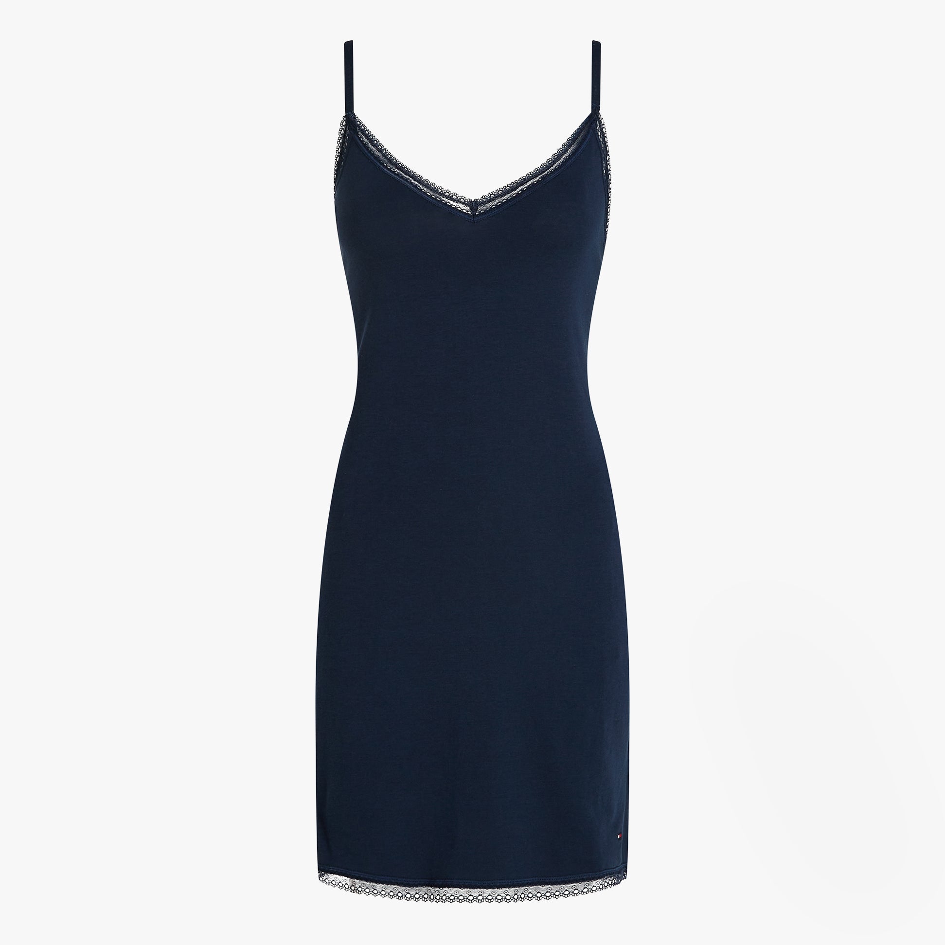 Tommy Hilfiger LACE Womens Nightdress Dark Night Navy