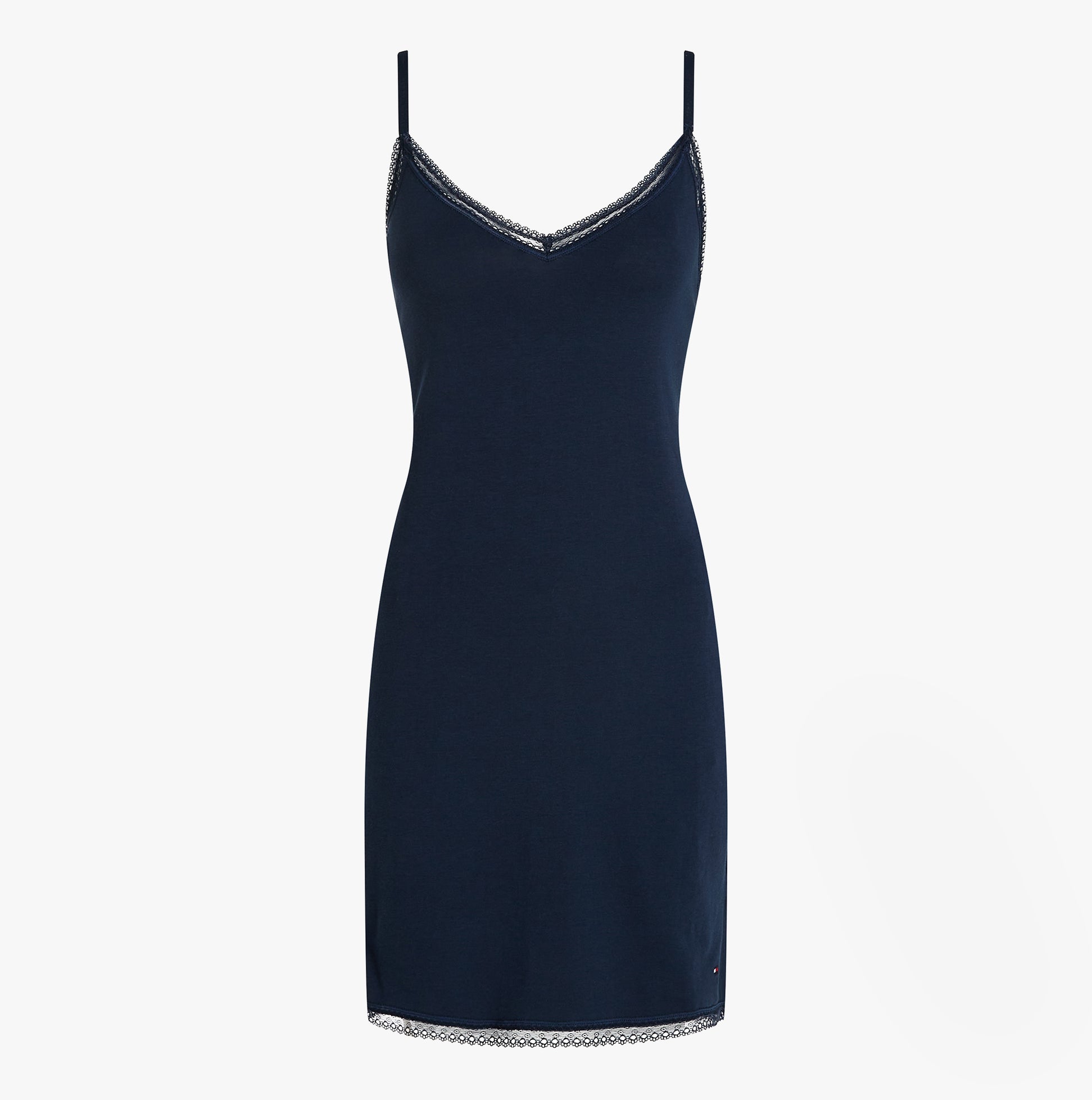 Tommy Hilfiger LACE Womens Nightdress Dark Night Navy