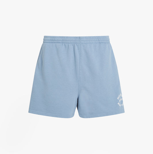 Tommy Hilfiger LOGO Relaxed Womens Lounge Shorts Brisk Blue