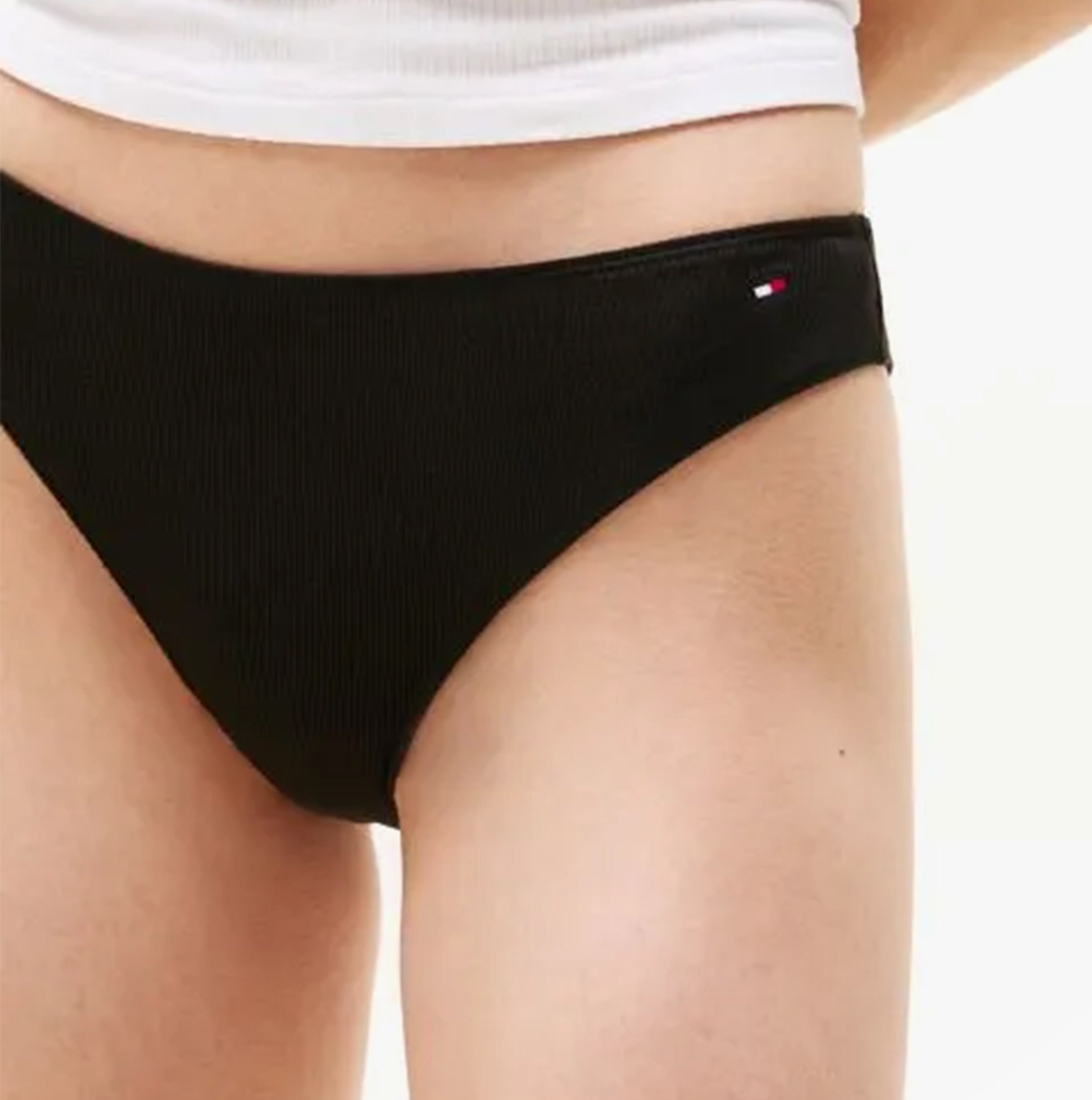 Tommy Hilfiger 3 PACK DIPPED BRAZIL Womens Briefs Brazilian Black