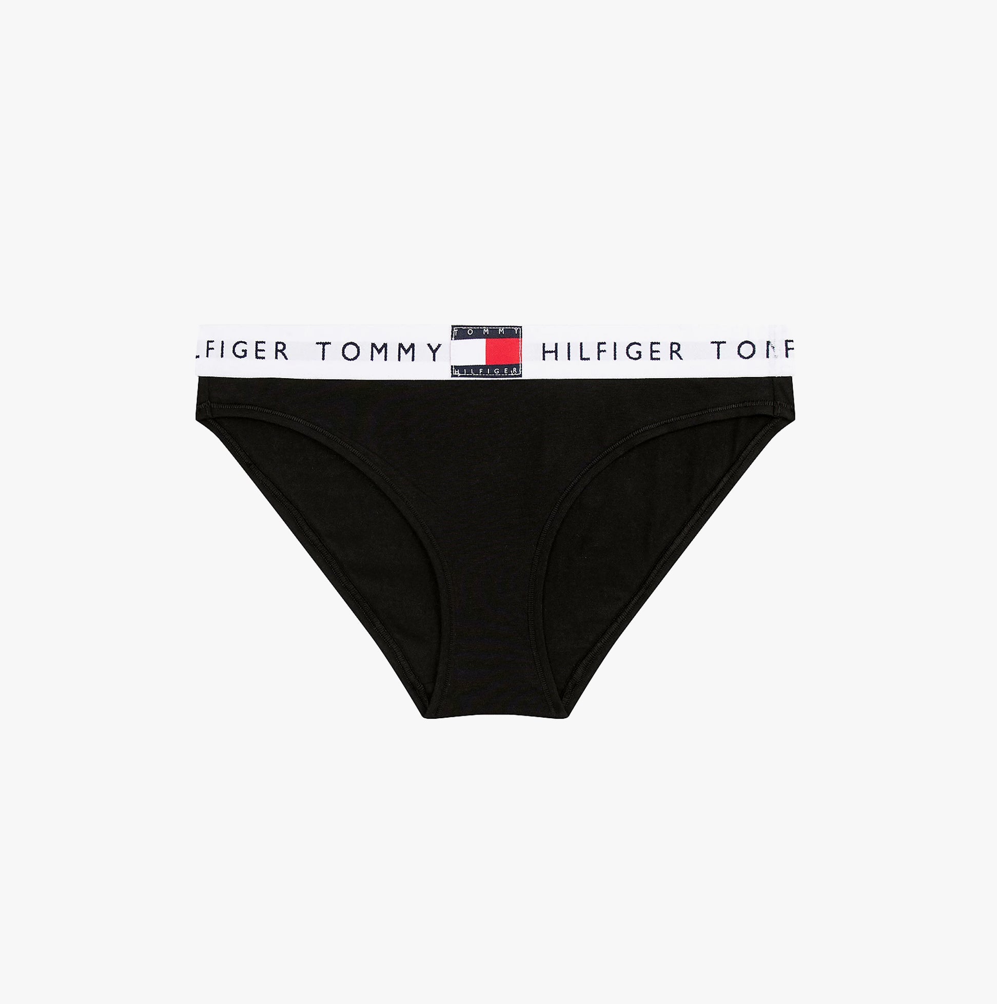 Tommy Hilfiger HERITAGE WAISTBAND Womens Logo Brief Black