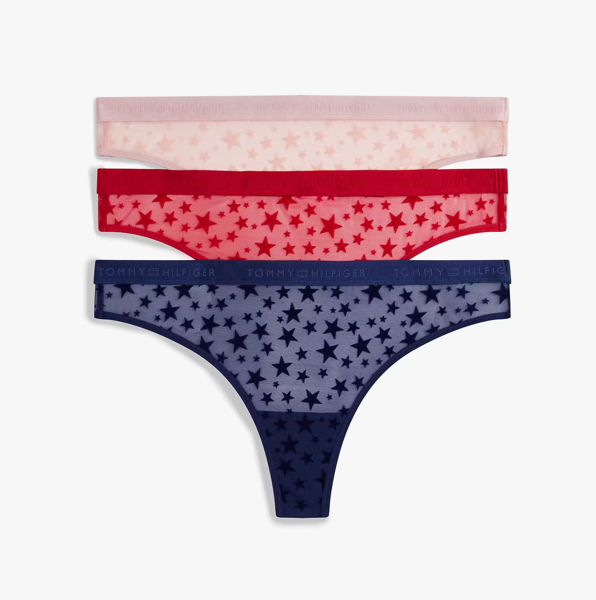 Tommy Hilfiger Tommy Hilfiger UW0UW06135 GIFT 3 PACK THONG Womens Thong Multicoloured