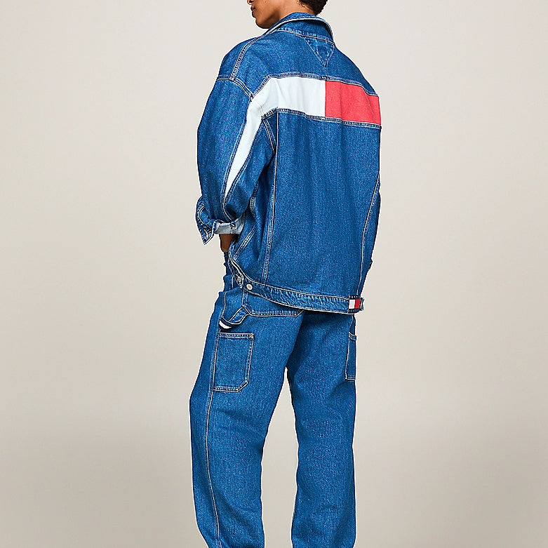 Tommy Hilfiger THE BROOKLYN LEATHER Trainers Mens Ecru