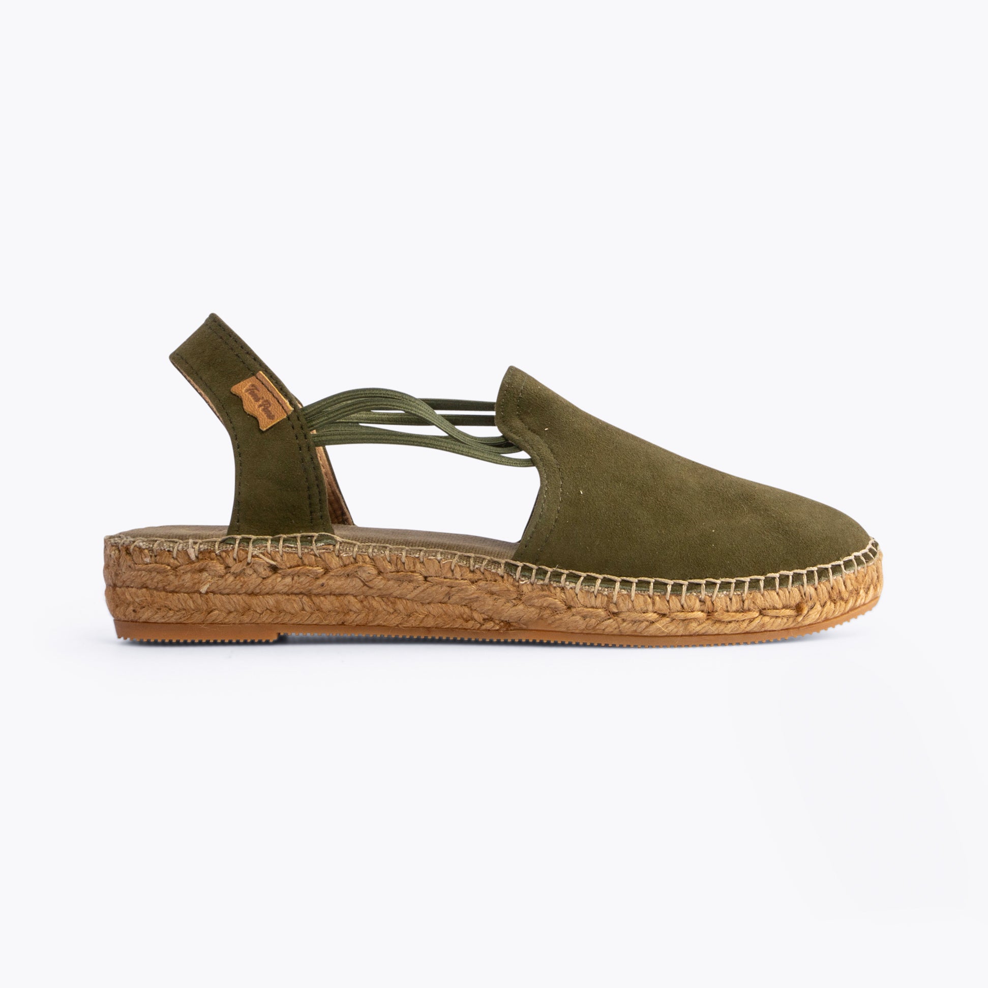 Toni Pons NURIA Womens Suede Espadrilles Khaki