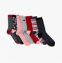 Totes Isotoner 7 PACK DAYS OF THE WEEK Womens Socks Multi: One Size
