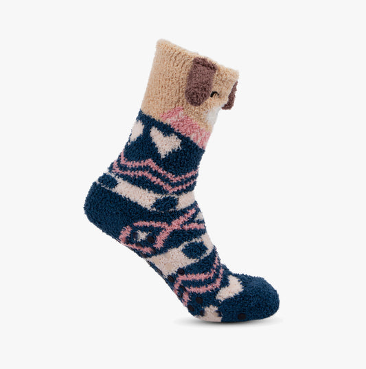 Totes Toasties NOVELTY SUPER SOFT Slipper Socks Womens Socks Dog