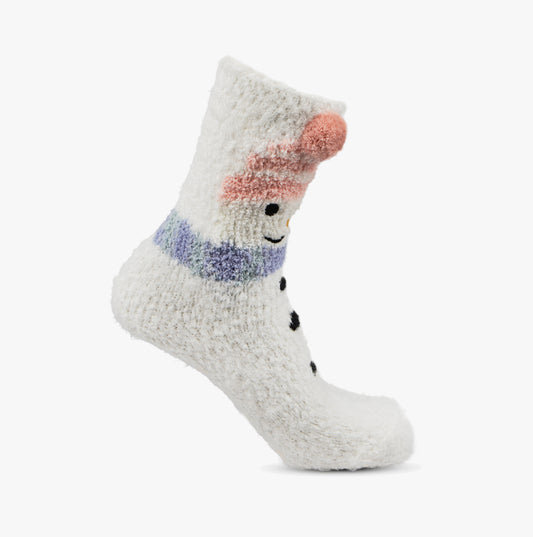 Totes Toasties NOVELTY SUPER SOFT Slipper Socks Womens Socks Snowman