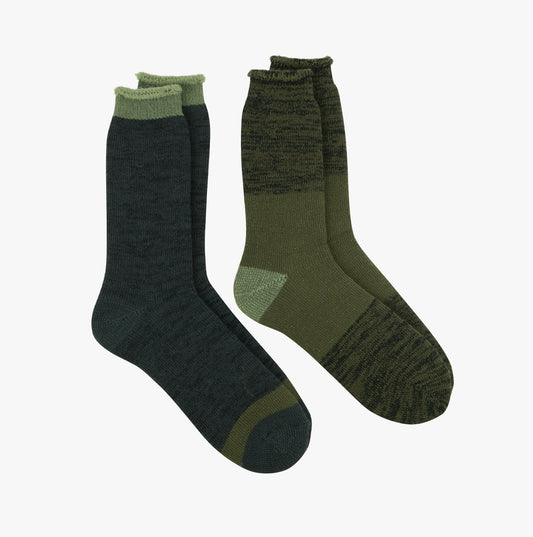 Totes Toasties 3.0 TOG Brushed Inside Thermal Socks Mens Socks Khaki Mix