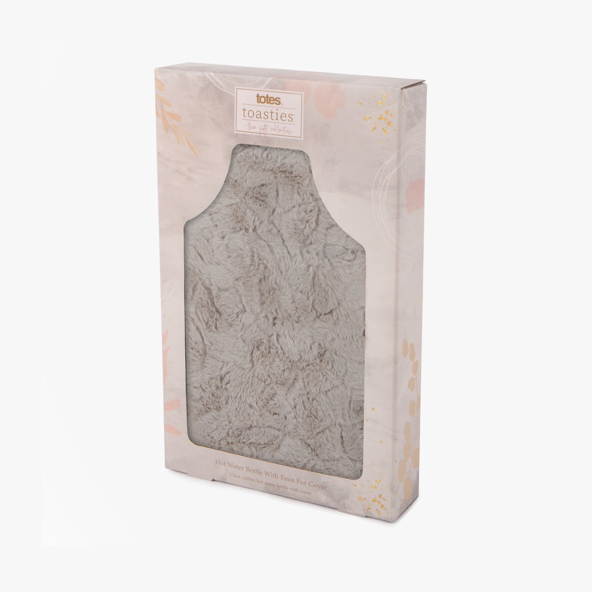 Totes Toasties HOT WATER BOTTLE Womens Grey