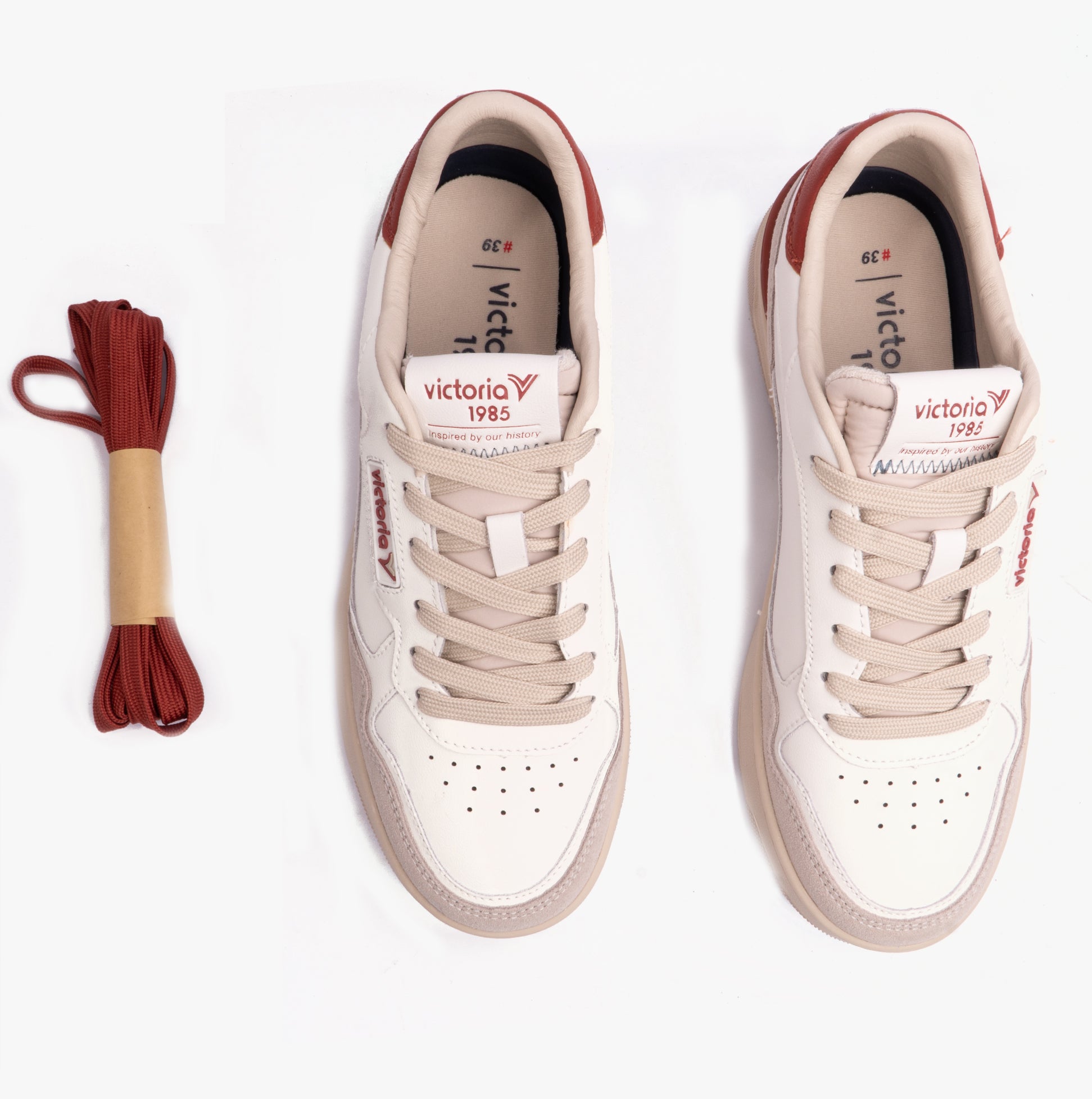 Victoria C80 - CLASSIC COLORS UNISEX Womens Trainers Rojo