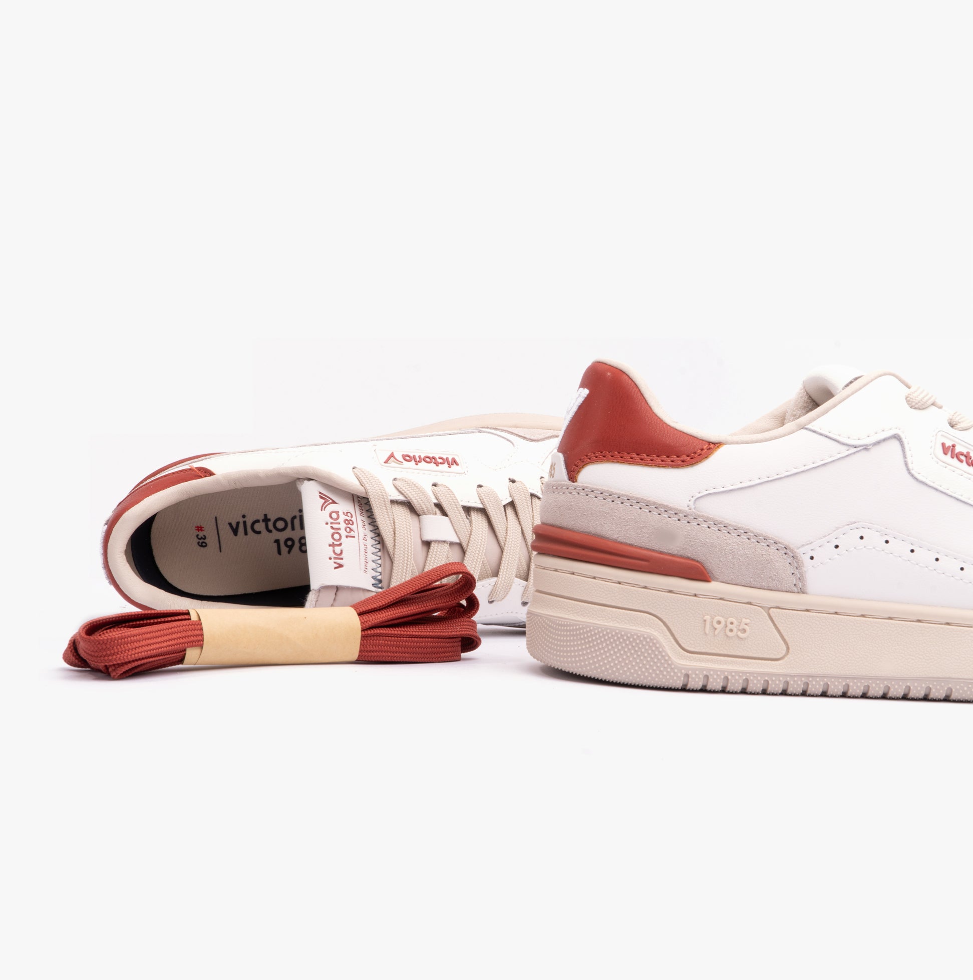 Victoria C80 - CLASSIC COLORS UNISEX Womens Trainers Rojo
