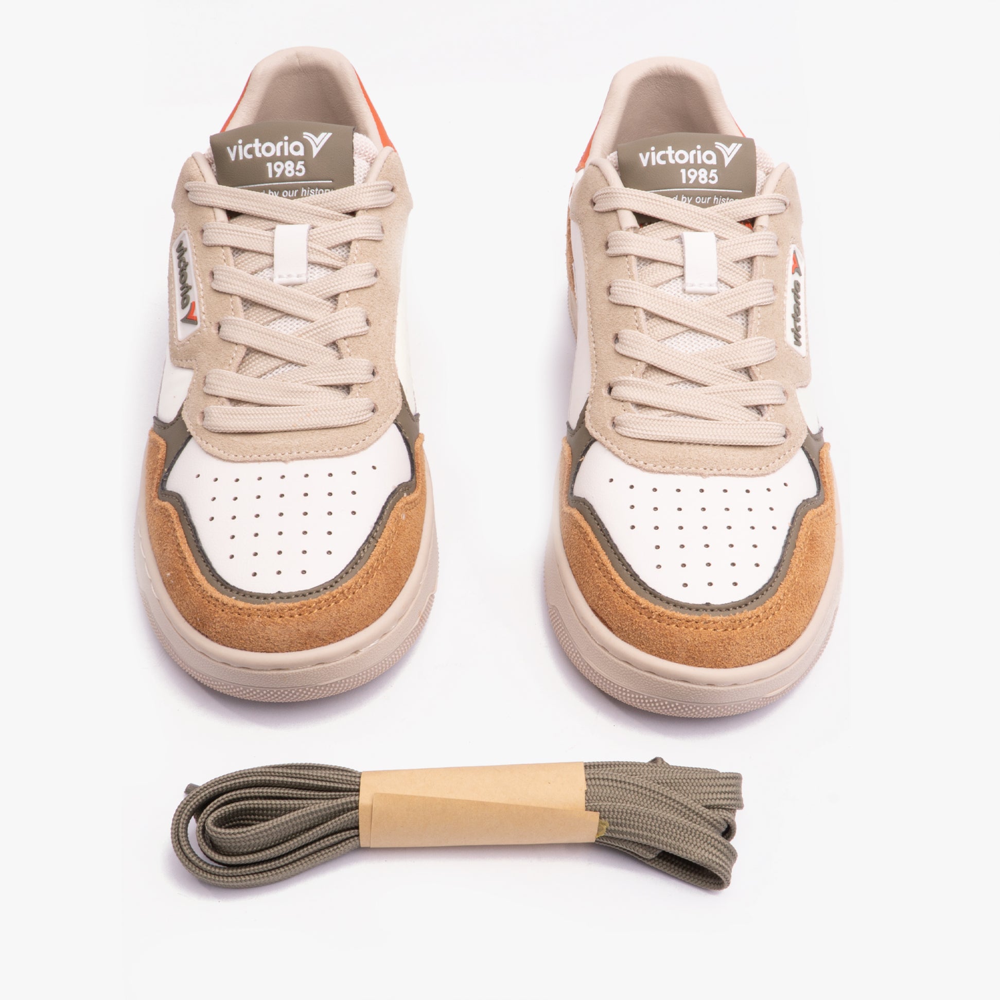 Victoria C80 - CASUAL PATCH COLORS Womens Trainers Taupe