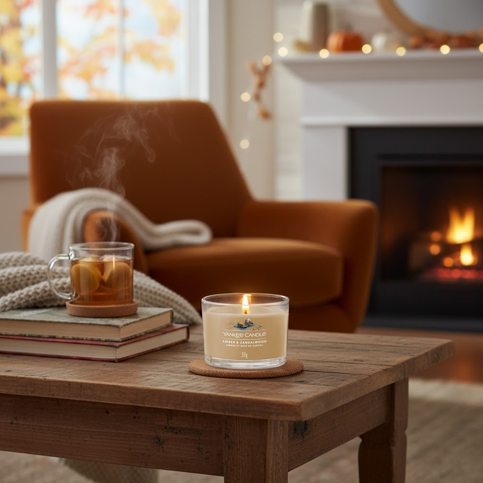 Yankee Amber & Sandalwood Signature Votive