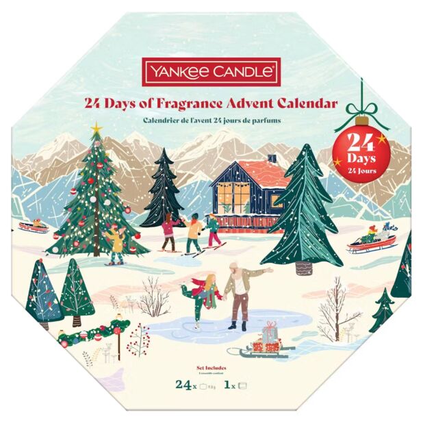 Yankee 24 days of Fragrance Wreath Advent Calendar